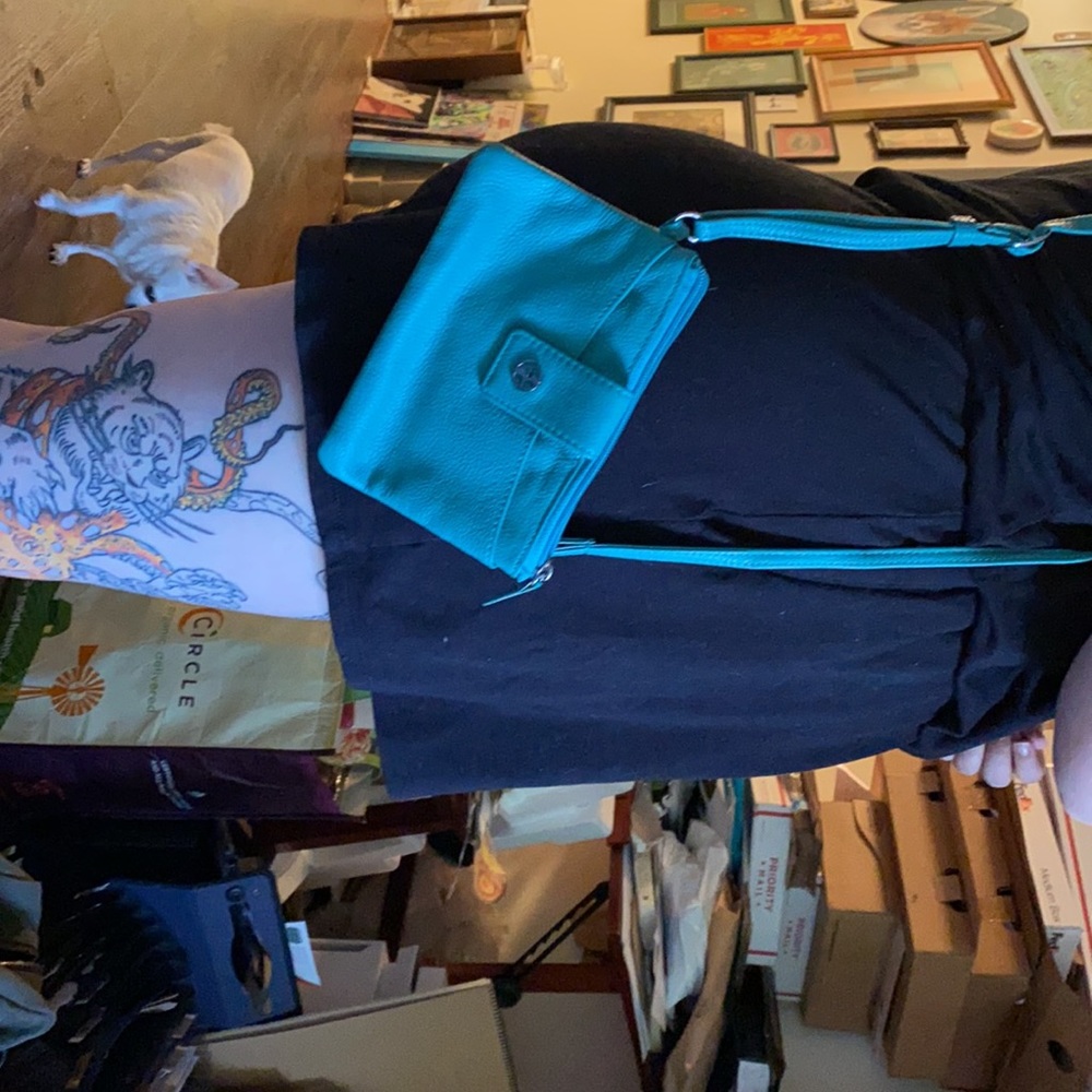 Gioni Bernini Teal Purse - Picture 4 of 4